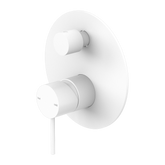 Mecca Shower Nero Mixer With Divertor - Matt White